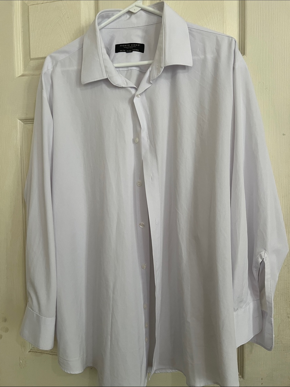 Pronto Uomo Light White Button-Down Dress Shirt